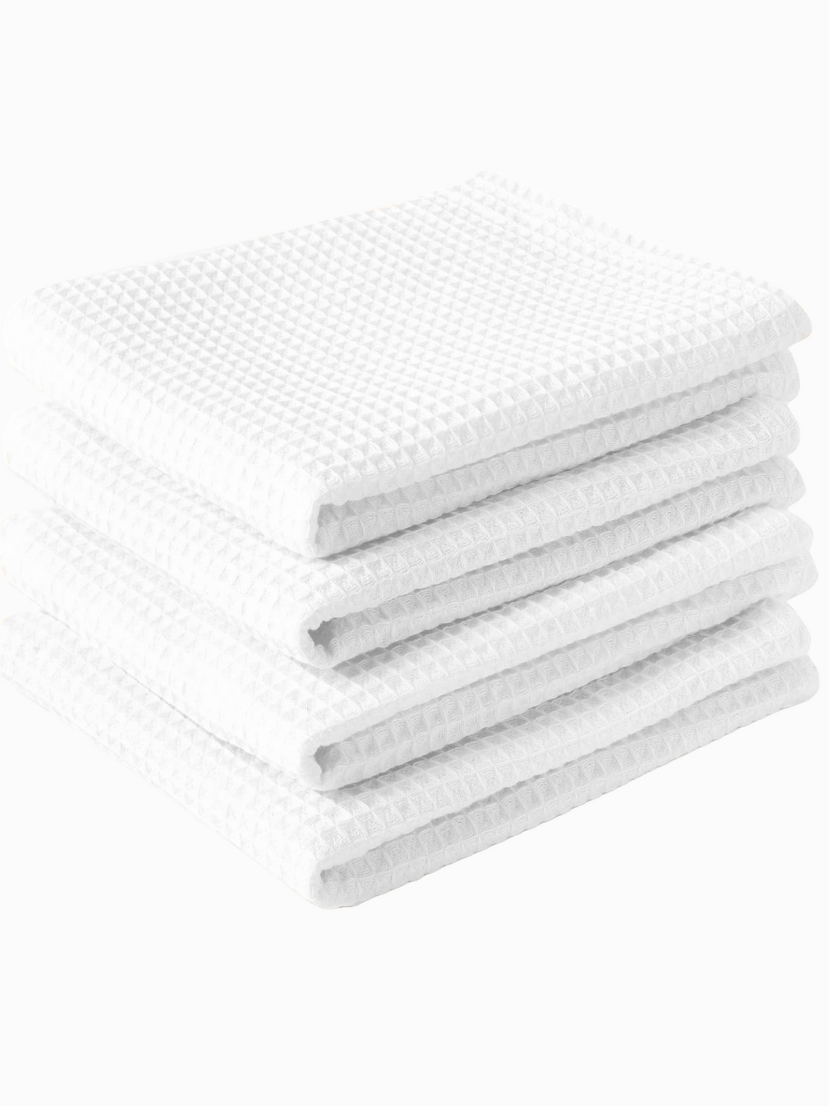 Premium 5 Piece 100% Cotton Waffle Kitchen Tea Towels