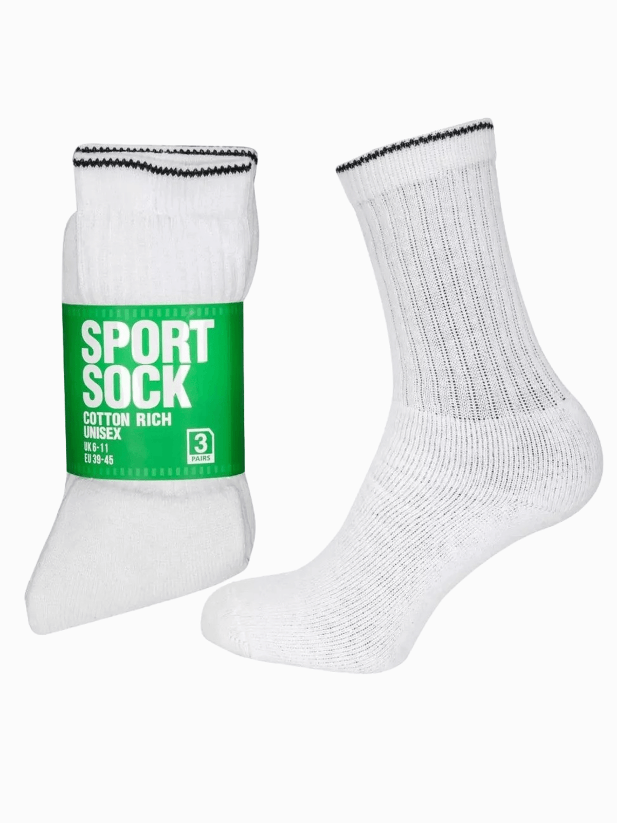 5-10 Pairs Top Striped Crew Socks Cushioned Sole Sport Sock - CTL MANCHESTER