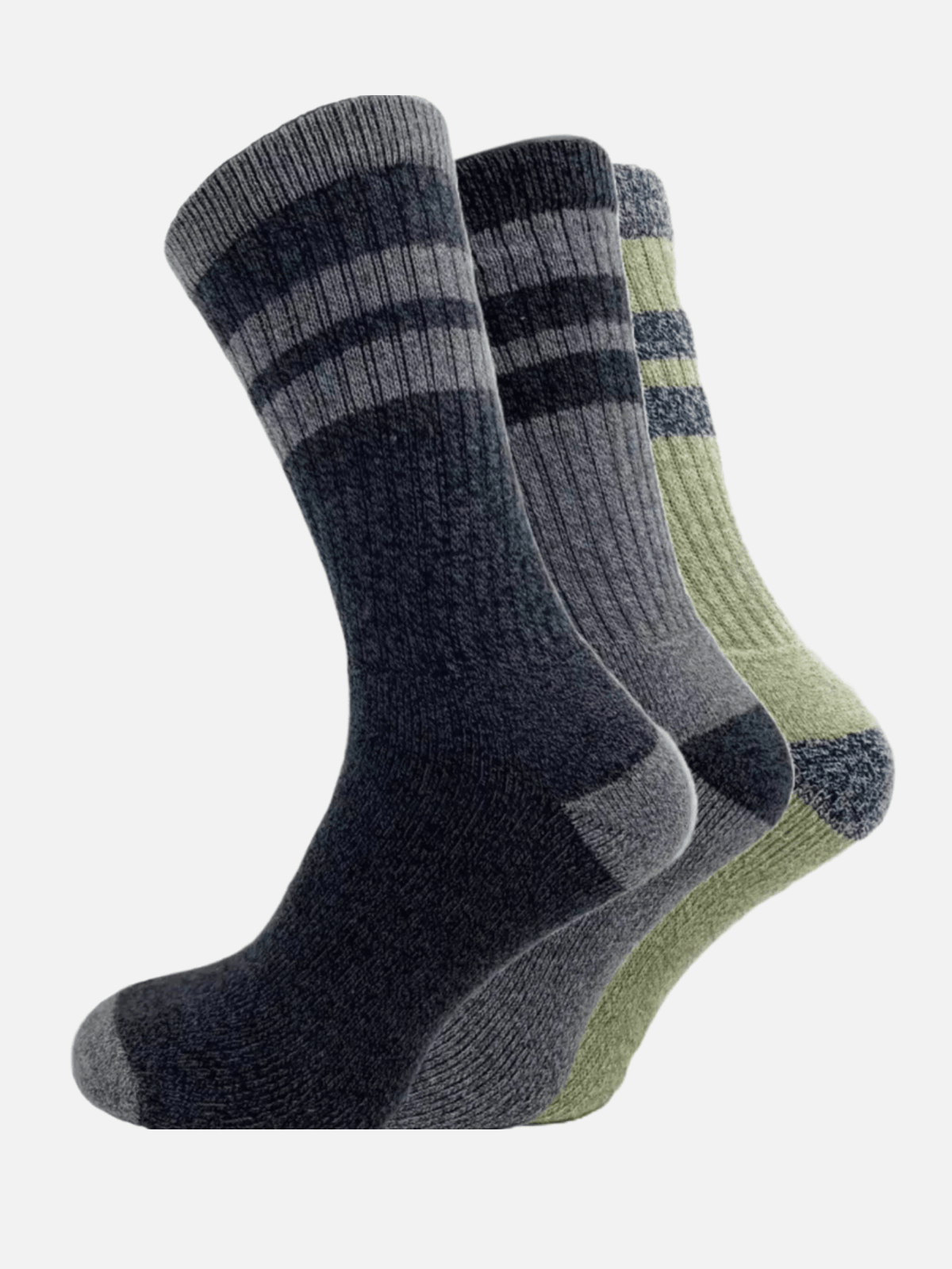 3 Pairs Pack Assorted Everyday Socks