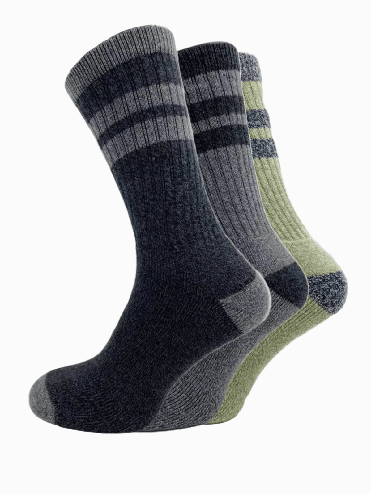 3 Pairs Pack Assorted Everyday Socks