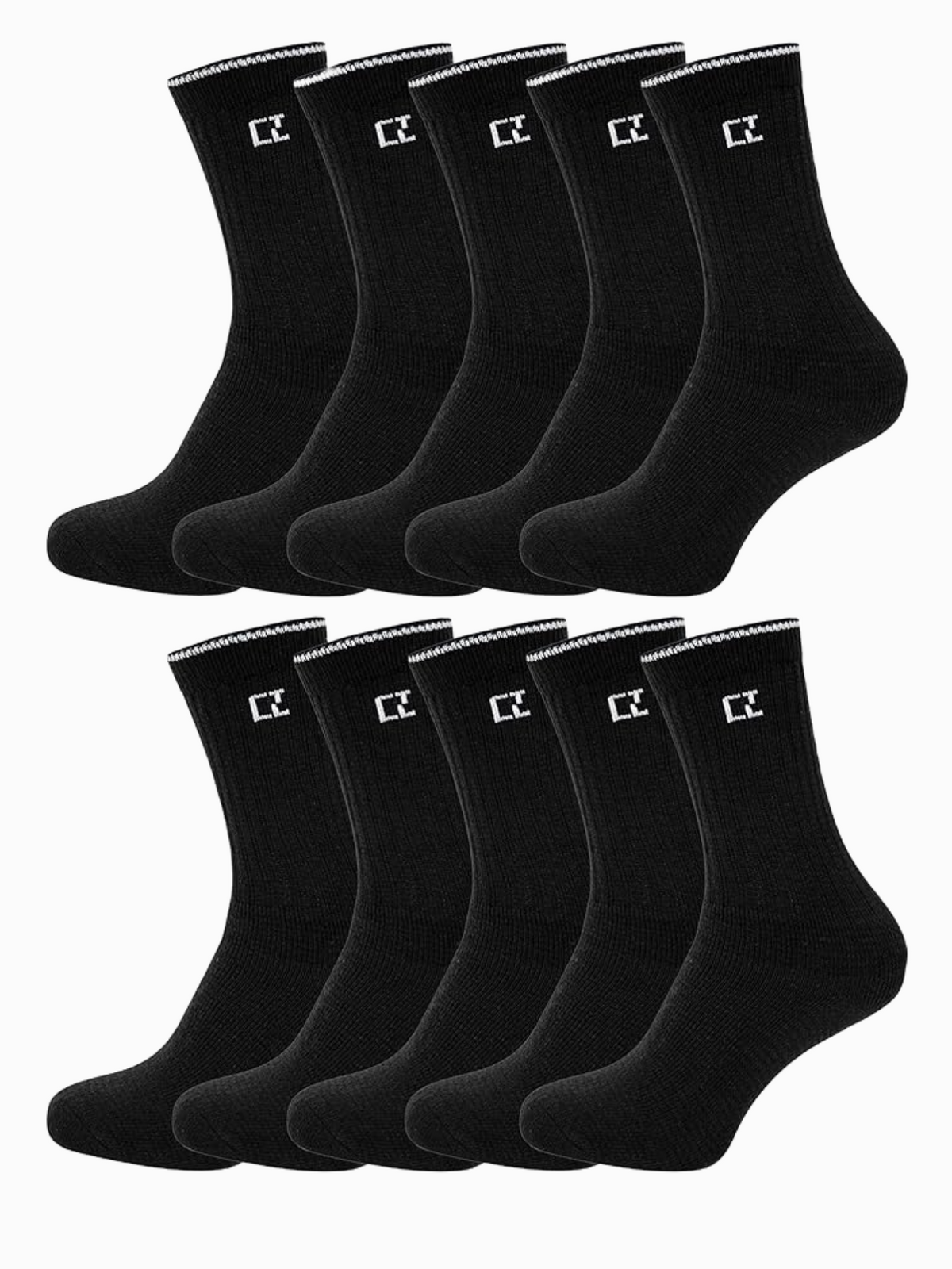 5 Pairs Unisex Running Socks Cushion Sole Sport Socks