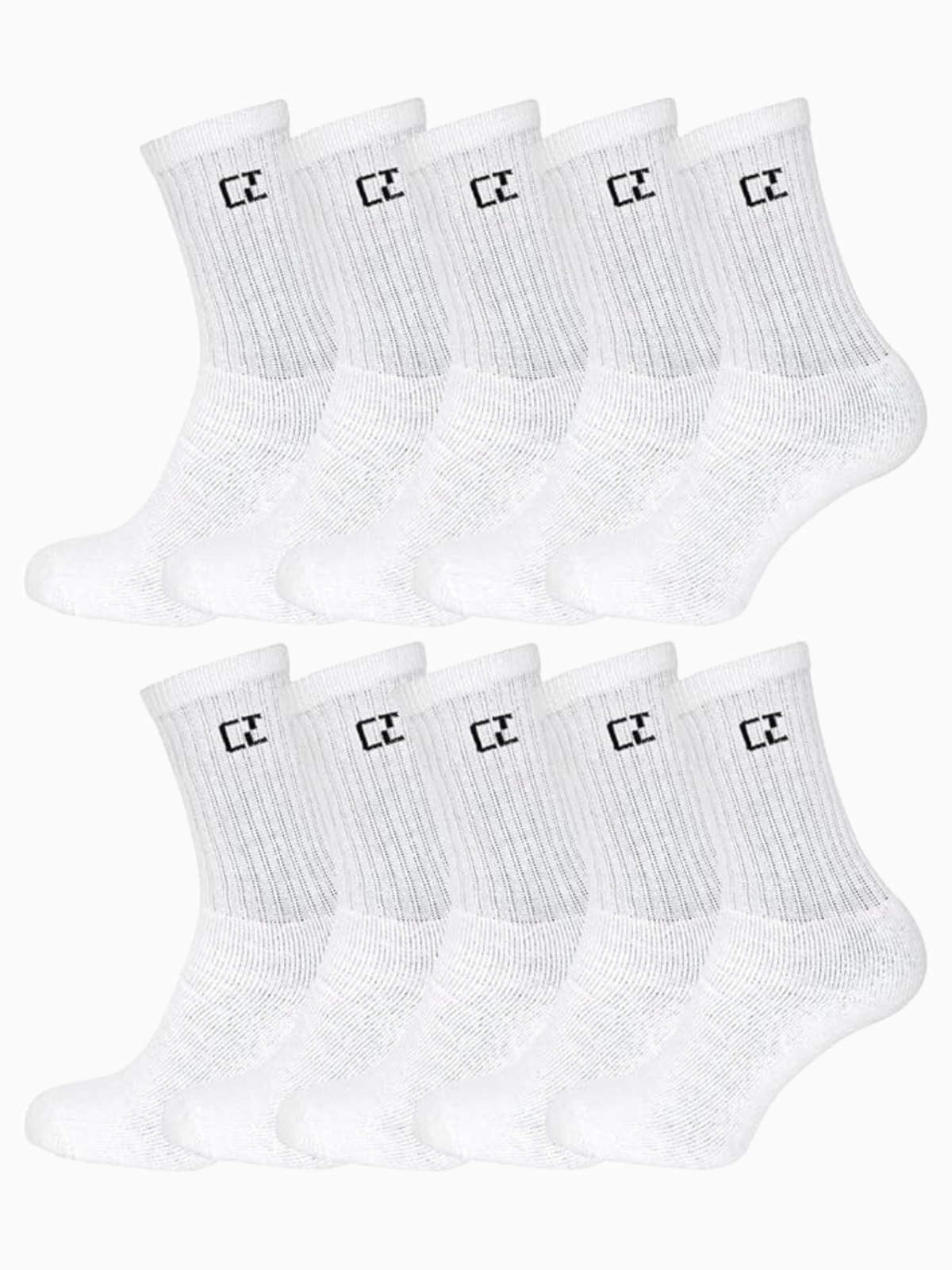 5 Pairs Unisex Sport Socks Cushion Sole Sport Socks