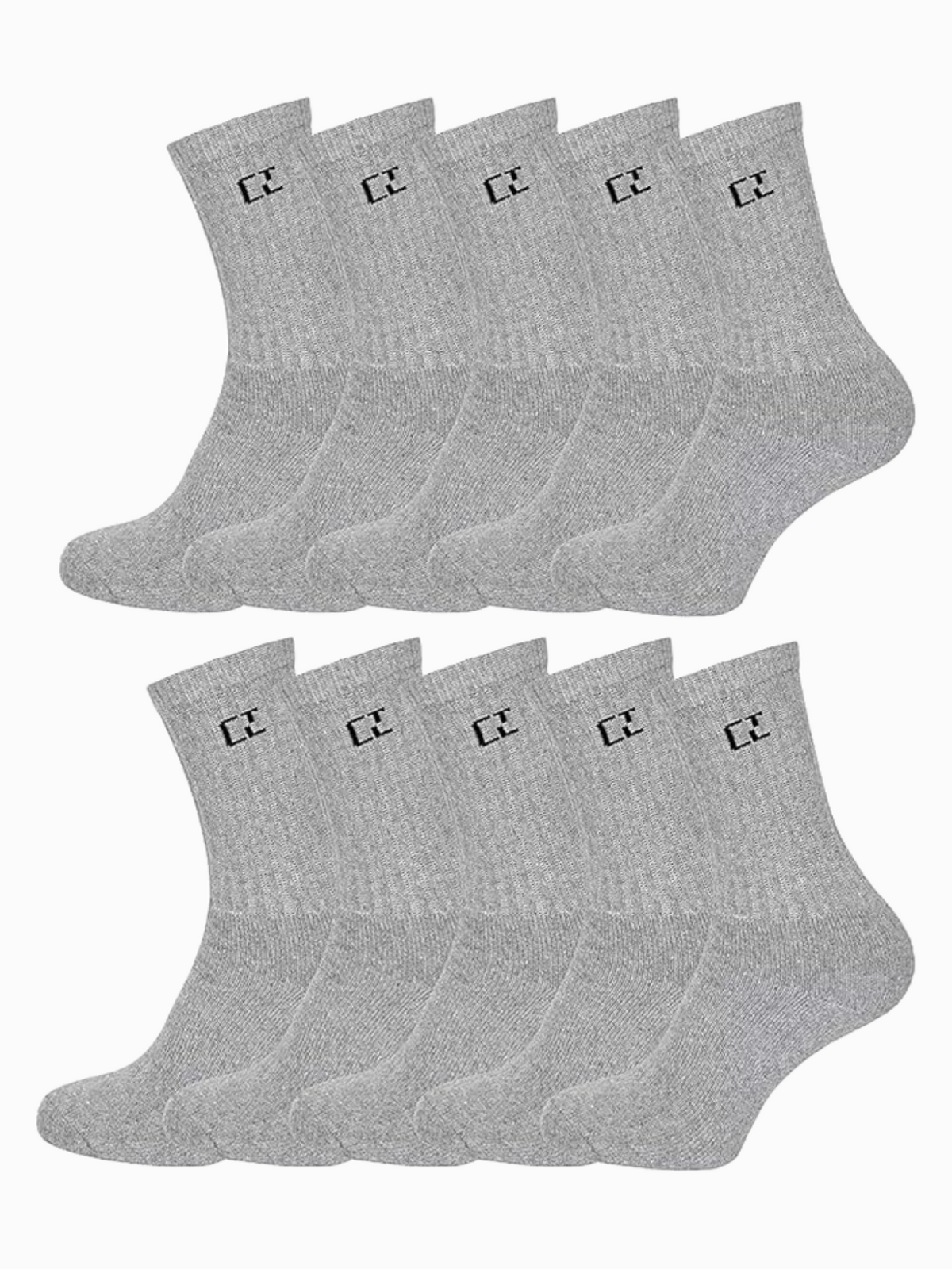 5 Pairs Unisex Sport Socks Cushion Sole Sport Socks