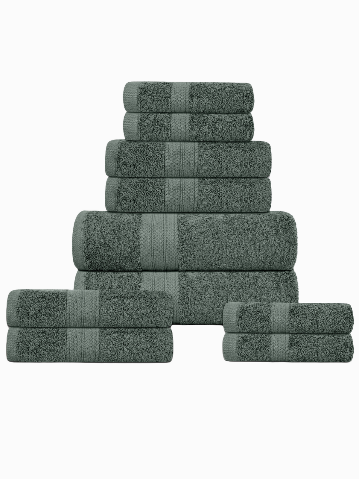 10X Luxury 100% Cotton 500 GSM Towel Bale Set