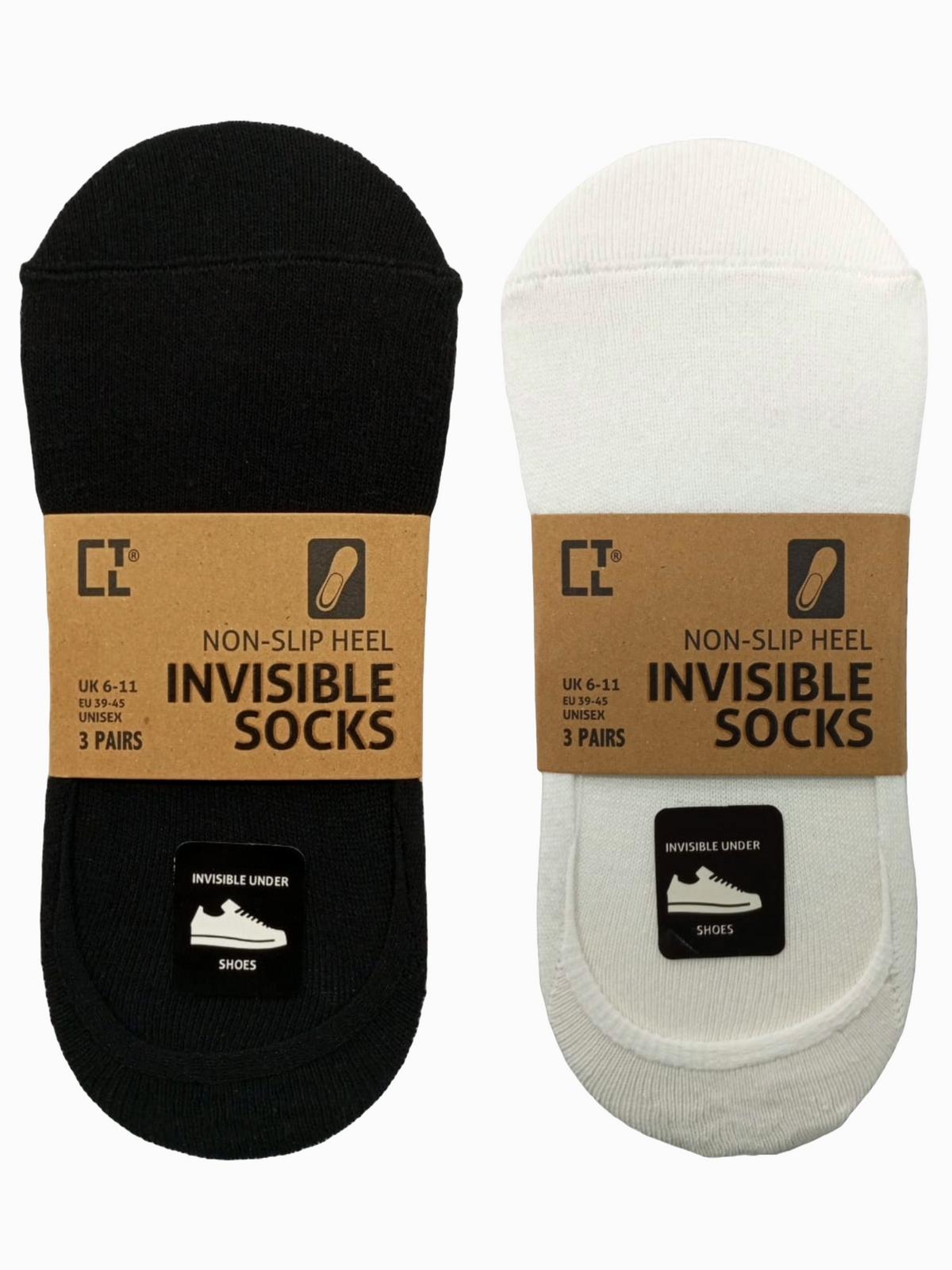 3 Pairs Trainer Socks Invisible Gym Sport Socks 6-11 - CTL MANCHESTER