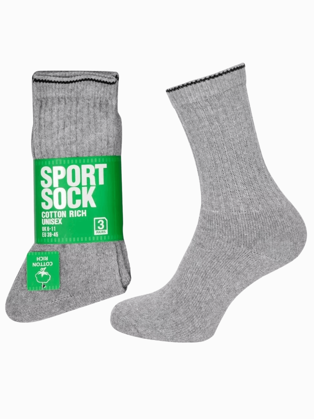 5-10 Pairs Top Striped Crew Socks Cushioned Sole Sport Sock - CTL MANCHESTER